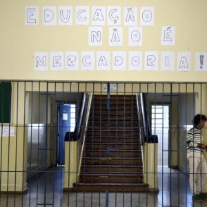 Estudantes secundaristas ocuparam escolas da rede pública em Goiás contra novo modelo de gestão - Valter Campanato/Agência Brasil