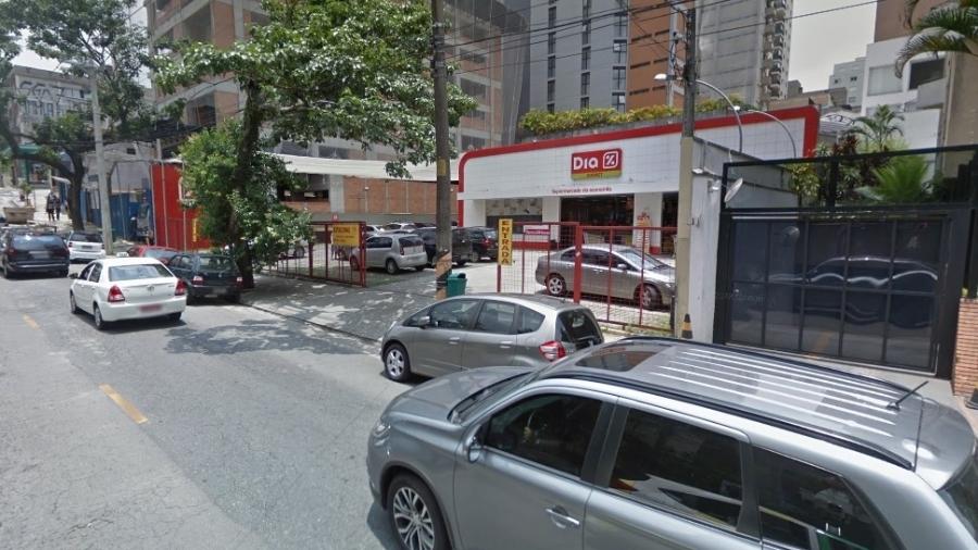 Acidente ocorreu na unidade da rede da rua Purpurina, no bairro da Vila Madalena - Reprodução/Google