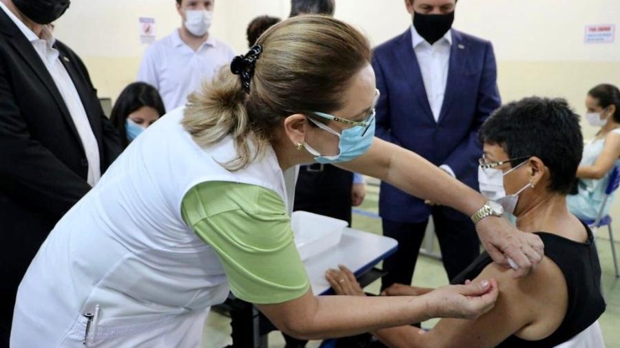 Brasil chegou à marca dos 6,3 milhões de vacinados contra a covid-19 - Divulgação/Governo de SP