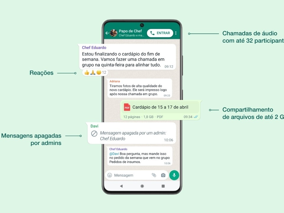 Mais novidades ainda