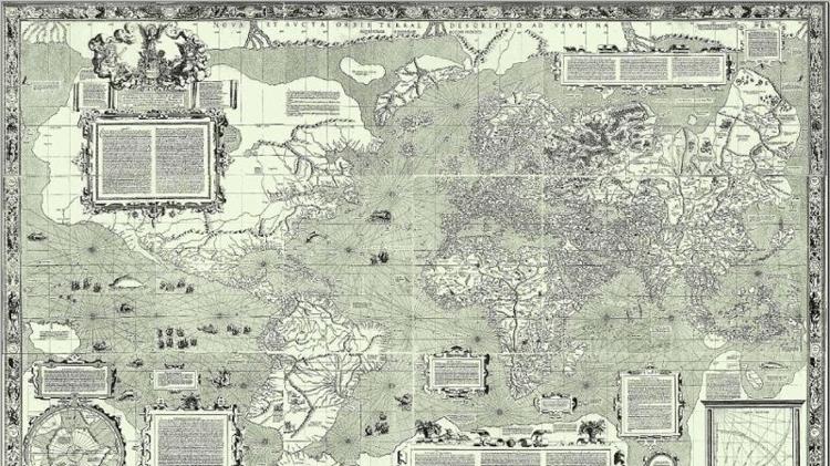 Mapa de Gerardus Mercator, de 1569 - BBC - BBC