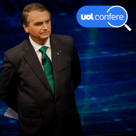 16.10.2022 - Presidente Jair Bolsonaro (PL), candidato à reeleição, no primeiro debate entre os concorrentes do 2º turno das eleições presidenciais, promovido por UOL, Folha, Band e TV Cultura - ALOISIO MAURICIO/FOTOARENA/ESTADÃO CONTEÚDO