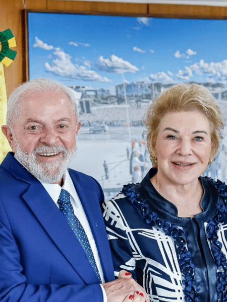 Lula e Marta Suplicy durante encontro no Palácio do Planalto