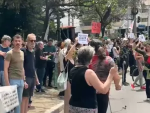 Moradores fazem novo ato contra corte de árvores para obra de túneis em SP