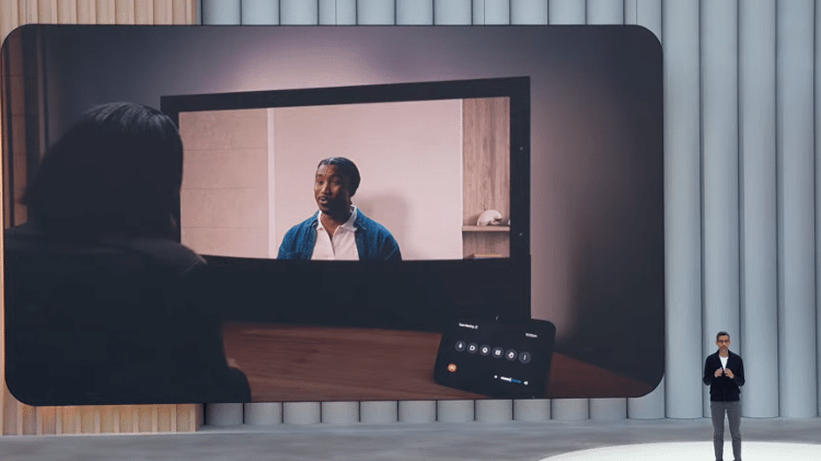 Google Beam é nova tecnologia da empresa que cria ambientação 3D em chamadas de vídeo usando inteligência artificial Google Beam é nova tecnologia da empresa que cria ambientação 3D em chamadas de vídeo usando inteligência artificial