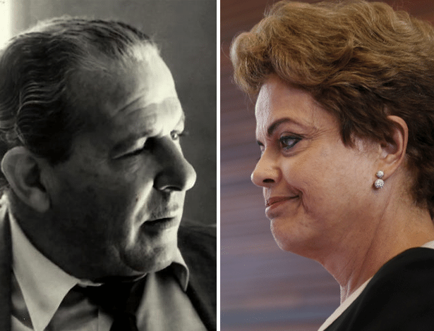 João Goulart (à esq.), presidente de 1961 a 1964 e Dilma Rouseff, presidente desde 2011 - Arte/UOL