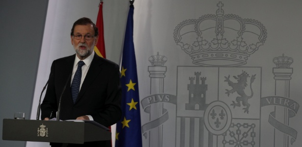 1º.out.2017 - "A separação da Catalunha não vai ocorrer", disse o primeiro-ministro da Espanha, Mariano Rajoy, nesta segunda-feira (9) - Sérgio Perez/Reuters