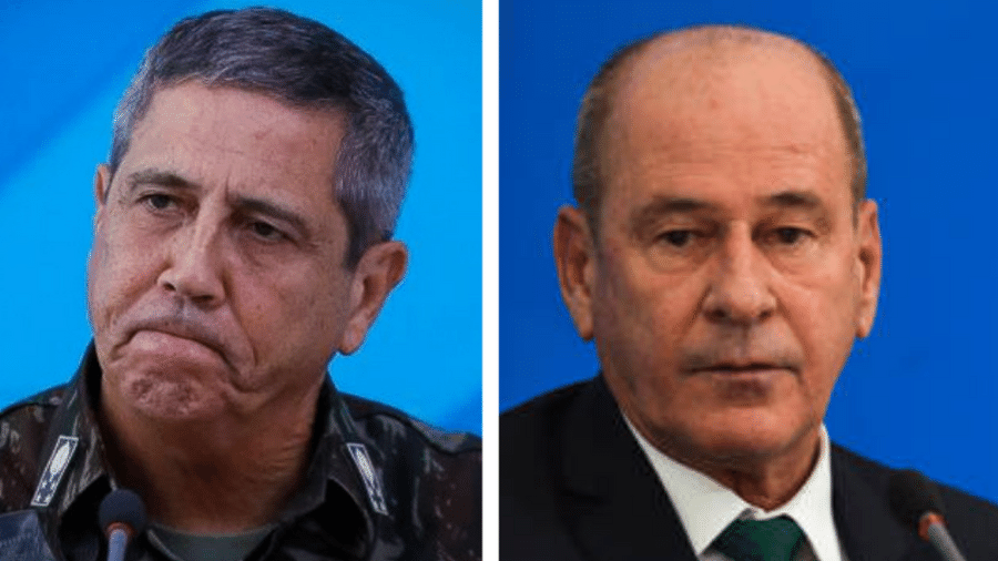 Generais Walter Braga Netto e Fernando Azevedo e Silva - Divulgação e Agência Brasil