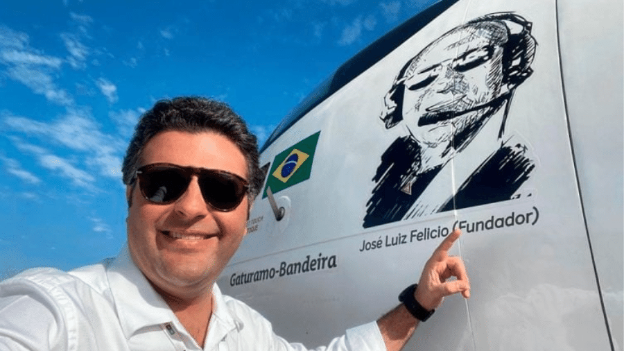 José Luiz Felício Filho, presidente da Voepass. Aeronave da companhia caiu nessa sexta-feira (9) em Vinhedo, interior de São Paulo