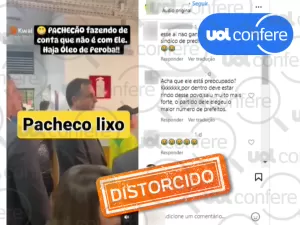 Pacheco não foi hostilizado ao votar no domingo; vídeo é de 2022