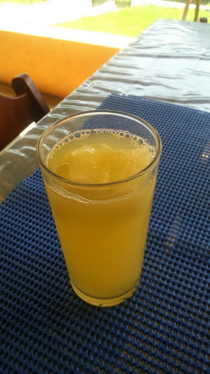 A Garaparia & Hambúrguer Artesanal resolveu criar bebidas com cana-de-açúcar. Na foto, limonada adoçada com pedras de suco de cana congeladas - Divulgação
