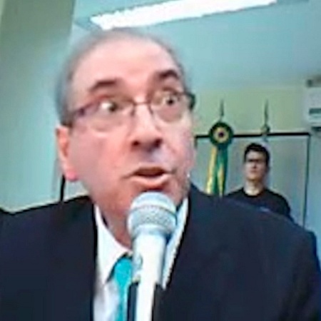6.nov.2017 - O ex-deputado Eduardo Cunha presta depoimento à Justiça Federal - Reprodução de vídeo
