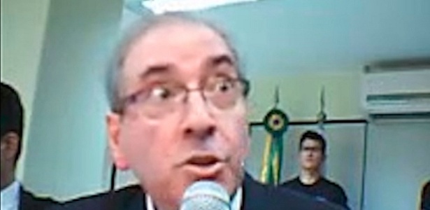 O ex-deputado Eduardo Cunha presta depoimento à Justiça Federal, em Brasília - Reprodução de vídeo