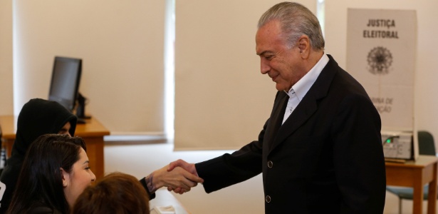 Michel Temer vota em São Paulo