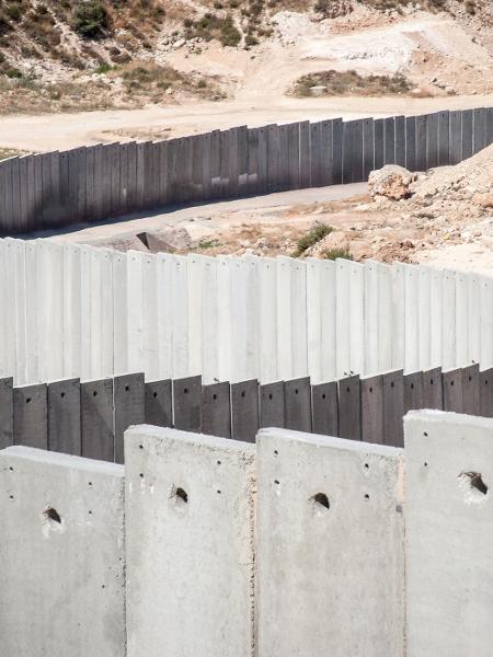Muro separa Israel da Faixa de Gaza - Getty Images