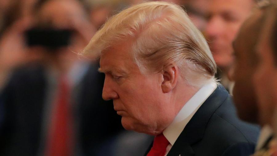  18.abr.2019 - Presidente dos Estados Unidos, Donald Trump - Lucas Jackson/Reuters
