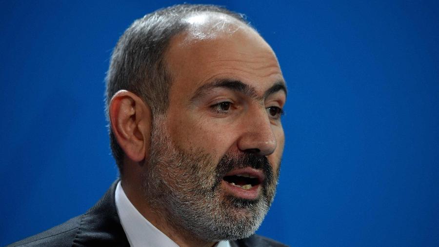 O primeiro-ministro da Armênia, Nikol Pashinyan, divulgou informação do 1º caso do novo coronavírus no país em seu Facebook - John MacDougall/AFP