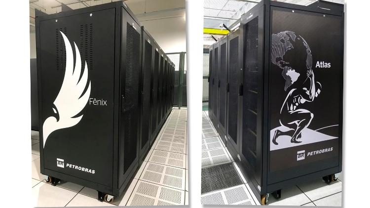 Computadores Atlas e Fênix, da Petrobras - Divulgação - Divulgação