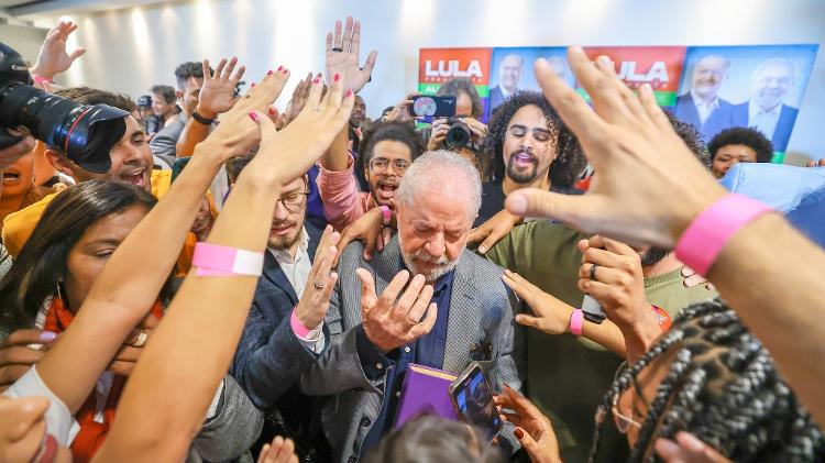 Lula em evento com evangélicos nas eleições de 2022