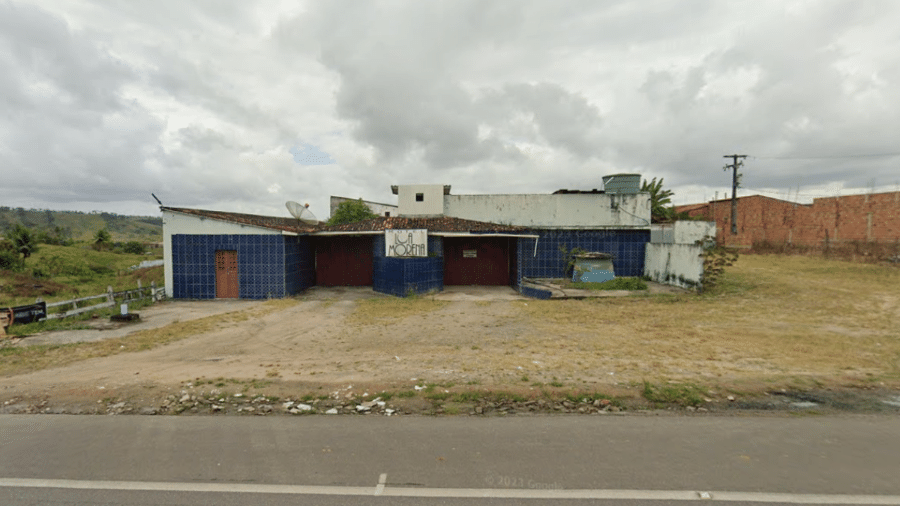 Motel onde ocorreu a chacina em Maribondo (AL) - Reprodução/Google Street View