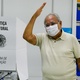 29.nov.2020 - Candidato à Prefeitura de Manaus, Amazonino Mendes (Podemos) chega para votar no Prédio da Secretaria de Estado da Fazenda (SEFAZ) em Manaus (AM), na manhã deste domingo (29). - SANDRO PEREIRA/FOTOARENA/ESTADÃO CONTEÚDO