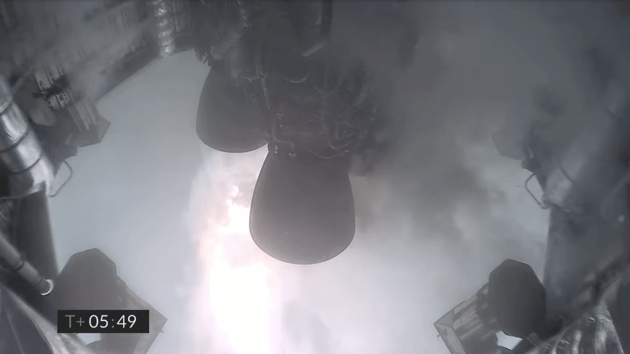 Protótipo SN11 conseguiu decolar e voar, mas sofreu uma falha durante a descida - SpaceX/Divulgação