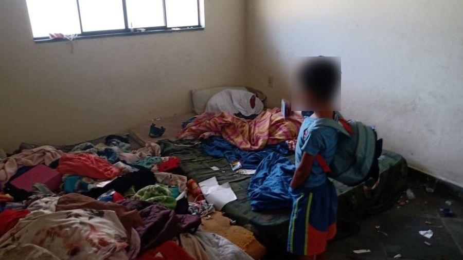 Criança abandonada foi encontrada em casa em Volta Redonda (RJ) - Divulgação/Conselho Tutelar
