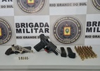 Disputa entre empresários termina com bebê atingida por bala perdida, em SC - Divulgação/Brigada Militar