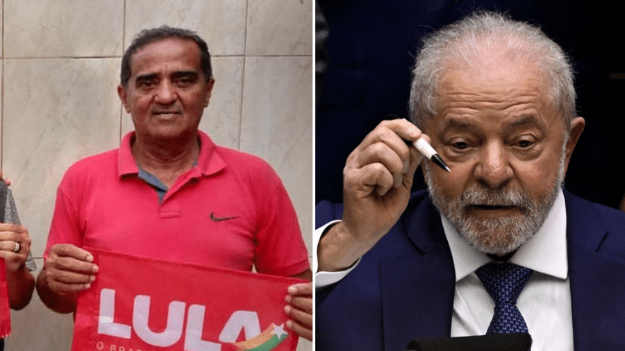 Fernando Menezes deu a caneta a Lula em 1989; Petista usou o item na posse do terceiro mandato - Reprodução/Facebook; e MAURO PIMENTEL/AFP