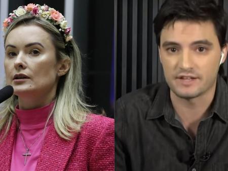 Julia Zanatta e Felipe Neto - Divulgação/Tripe e Reprodução