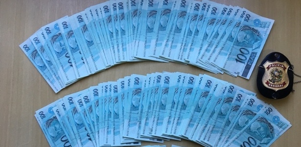 Dinheiro falso apreendido pela Polícia Federal - Polícia Federal / Divulgação
