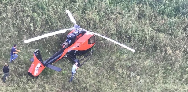 Helicóptero usado em ataque que matou líderes do PCC foi encontrado em Fernandópolis - Divulgação