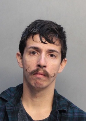 Jacob Garcia, de 28 anos, acabou preso após assediar passageira - Polícia de Miami-Dade