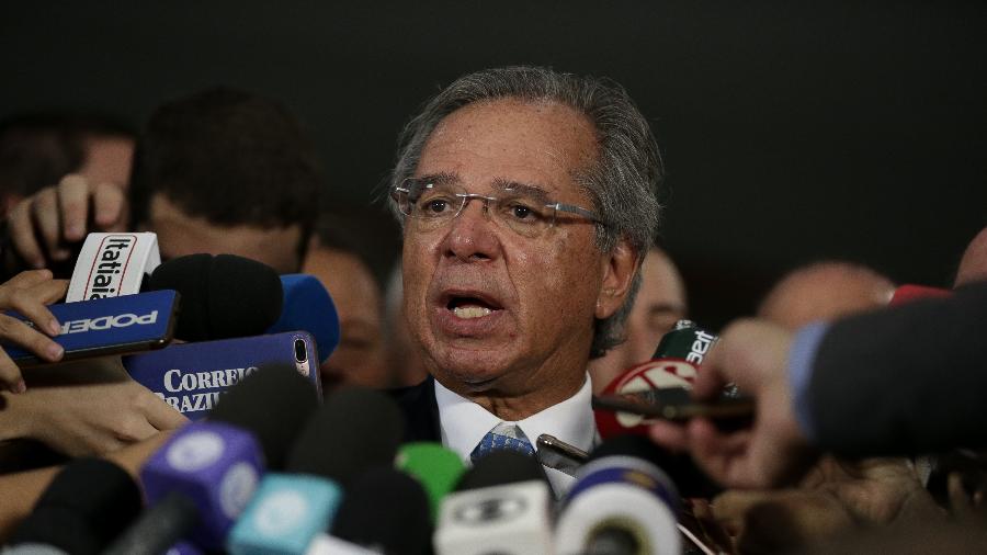 Ministro Paulo Guedes (Economia) criticou Arena Corinthians em seminário - Pedro Ladeira/Folhapress