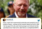 Boris Becker diz que caixa em NY não quis vender cerveja por achá-lo jovem - Reprodução