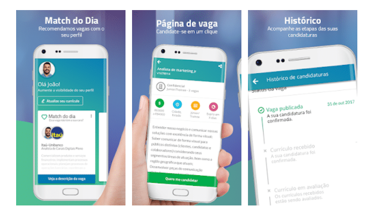 Vagas: aplicativos para conseguir um trabalho ou mudar de emprego - Reprodução - Reprodução