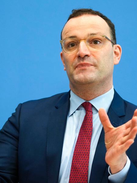 3.nov.2021 -  O ministro da Saúde da Alemanha, Jens Spahn - Markus Schreiber/Pool/AFP