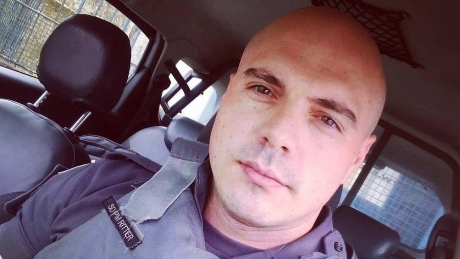 Policial militar Juliano Ritter morreu baleado na segunda na cidade de São Vicente - Divulgação