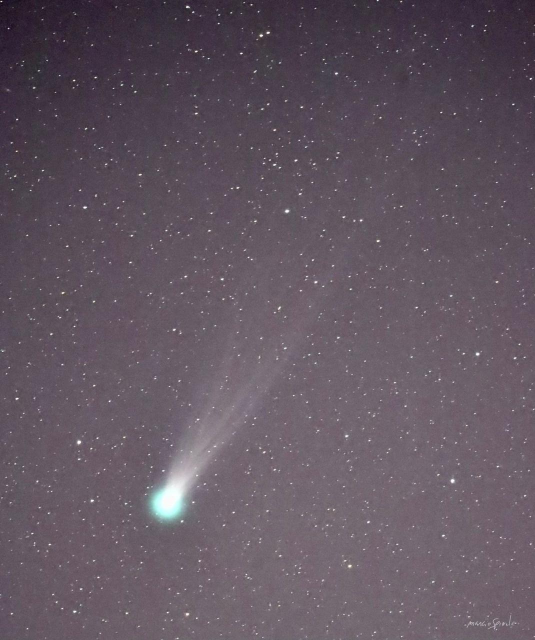Imagen del cometa Leonard tomada por Marcio Spínola - Barretos / SP - Márcio Spínola - Barretos / SP