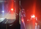 Passageiro tenta tomar direção e jogar ônibus de ponte no Espírito Santo - Reprodução de vídeo