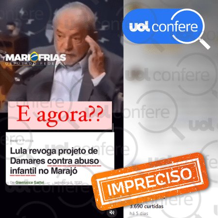 28.fev.2024 - Post omite que Lula revogou Abrace o Marajó após criar outro programa