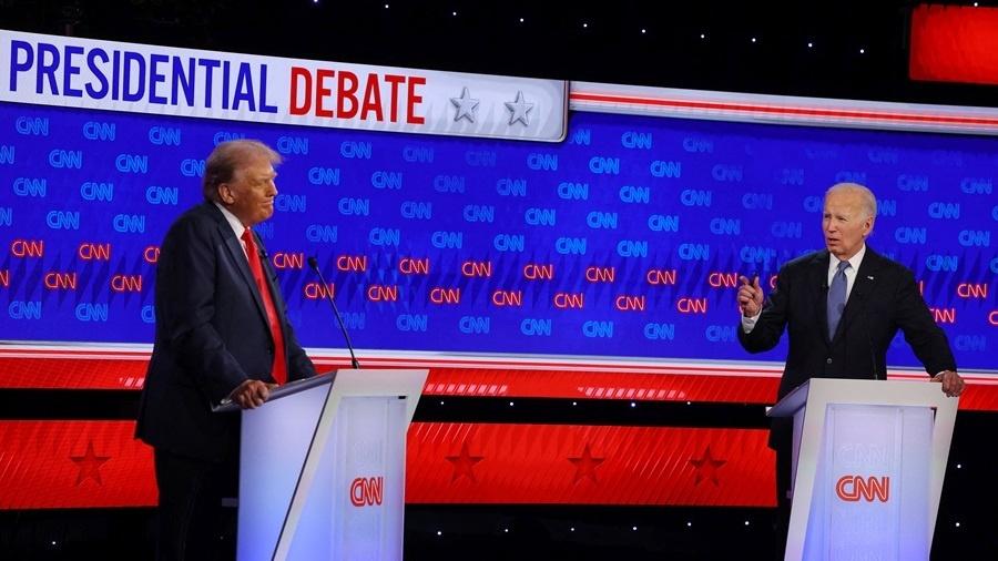 Joe Biden e Donald Trump se enfrentam em primeiro debate