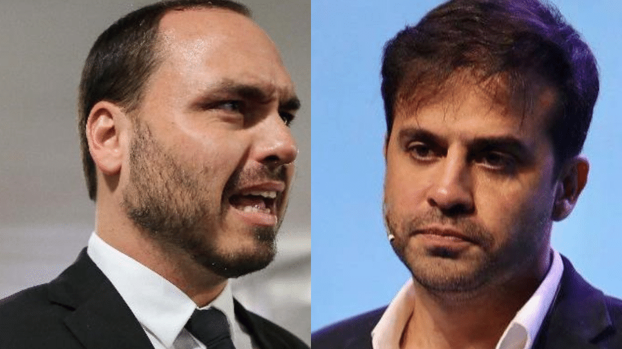 Carlos Bolsonaro e Pablo Marçal se reconciliaram após briga no X (antigo Twitter)