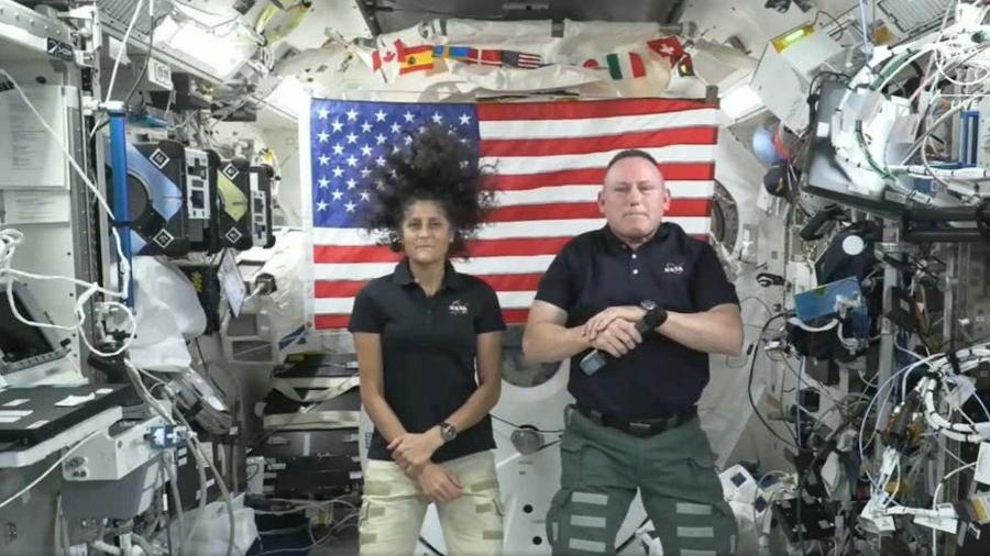 Astronautas Suni Williams e Butch Wilmore terão de permanecer na ISS até março do ano que vem