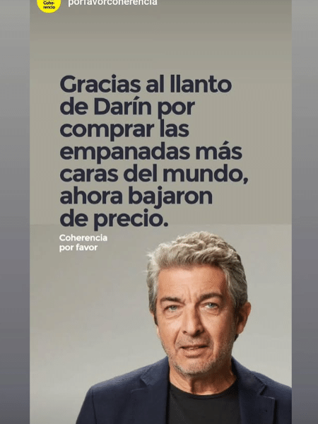 Javier Milei alimentou discussão compartilhando posts que ironizam Darín