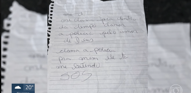 Cover image for Vítima de violência doméstica usa bilhete para pedir socorro em posto em MG