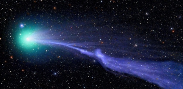 Cometa Lovejoy passa pelo Sistema Solar em meio a uma névoa esverdeada - Michael Jaeger (áÁstria)