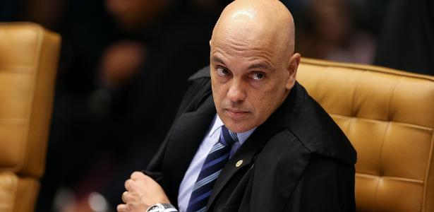 21.mar.2019 - O ministro Alexandre de Moraes durante sessão plenária do STF (Supremo Tribunal Federal), sob a presidência do ministro Dias Toffoli