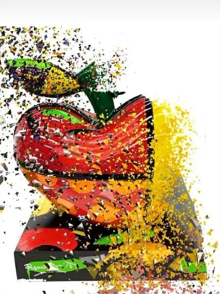 Romero Brito compartilhou obra destruída em reconstrução virtual - Divulgação - Divulgação