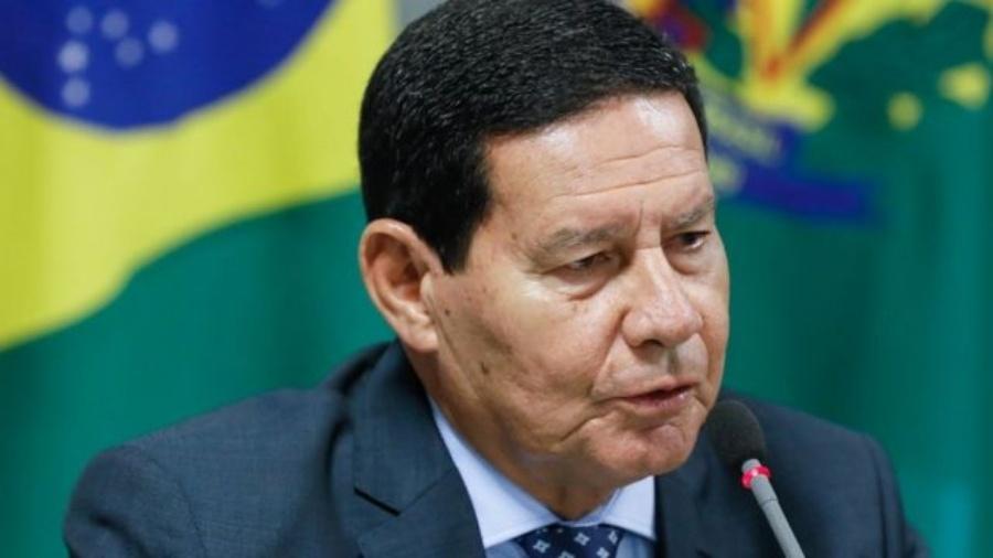 Vice-presidente, Hamilton Mourão, negou que tenha havido qualquer interferência do governo na Petrobras - Isac Nóbrega/PR